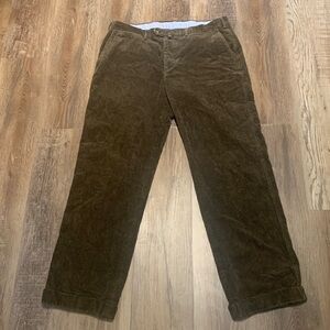 Vintage Faconnable Dark Brown Corduroy Pants